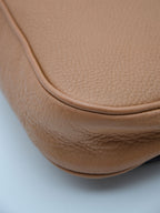 Pochette Gucci Soho En Cuir Grainé Beige