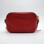 Sac Gucci Soho Disco Cuir Grainé Rouge Vif