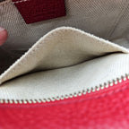 Sac Gucci Soho Disco Cuir Grainé Rouge Vif