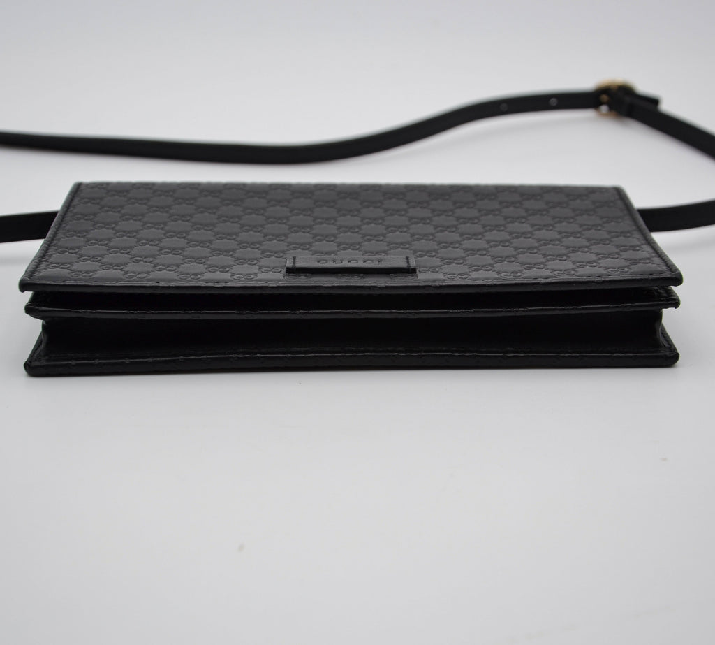 Gucci Wallet On Chain Microguccissima Noir
