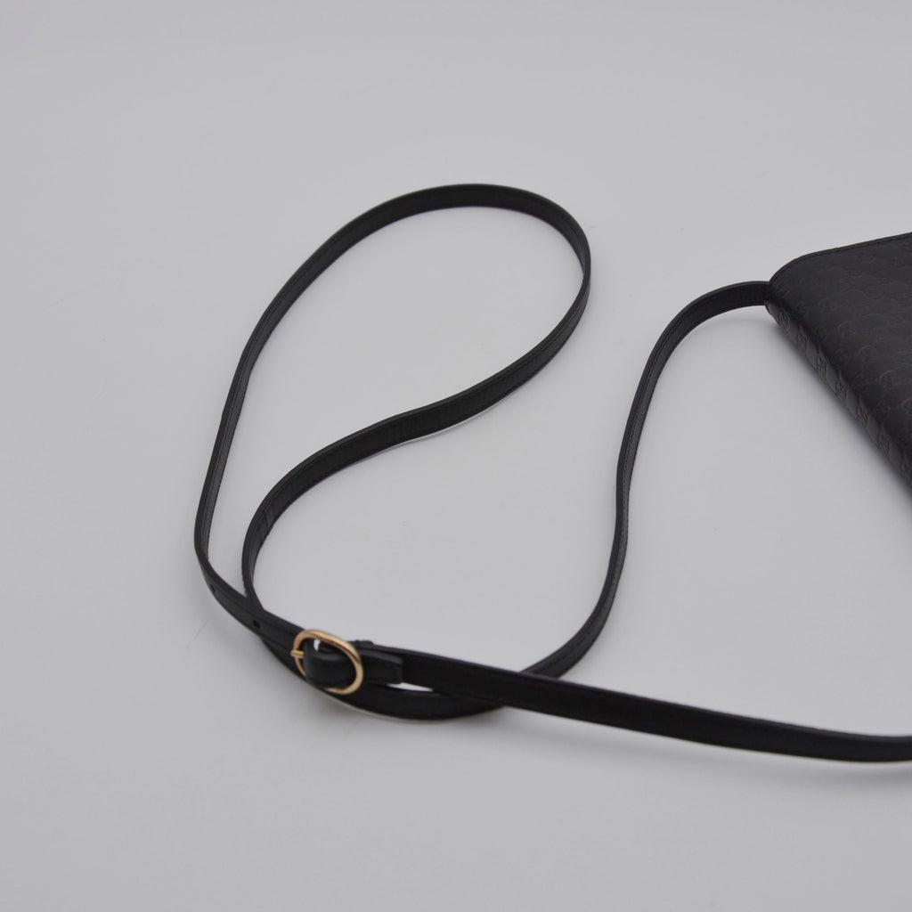Gucci Wallet On Chain Microguccissima Noir