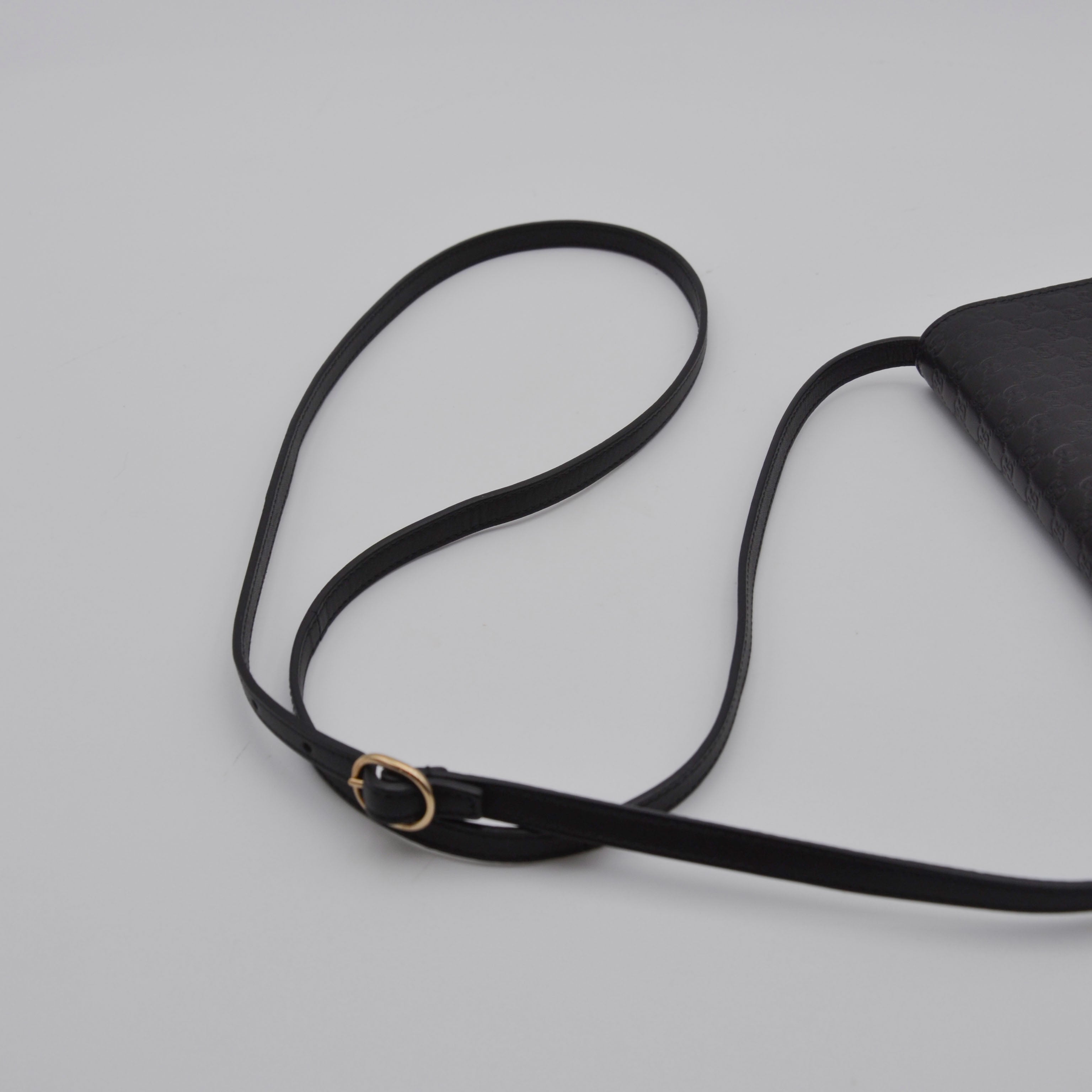 Gucci Wallet On Chain Microguccissima Noir