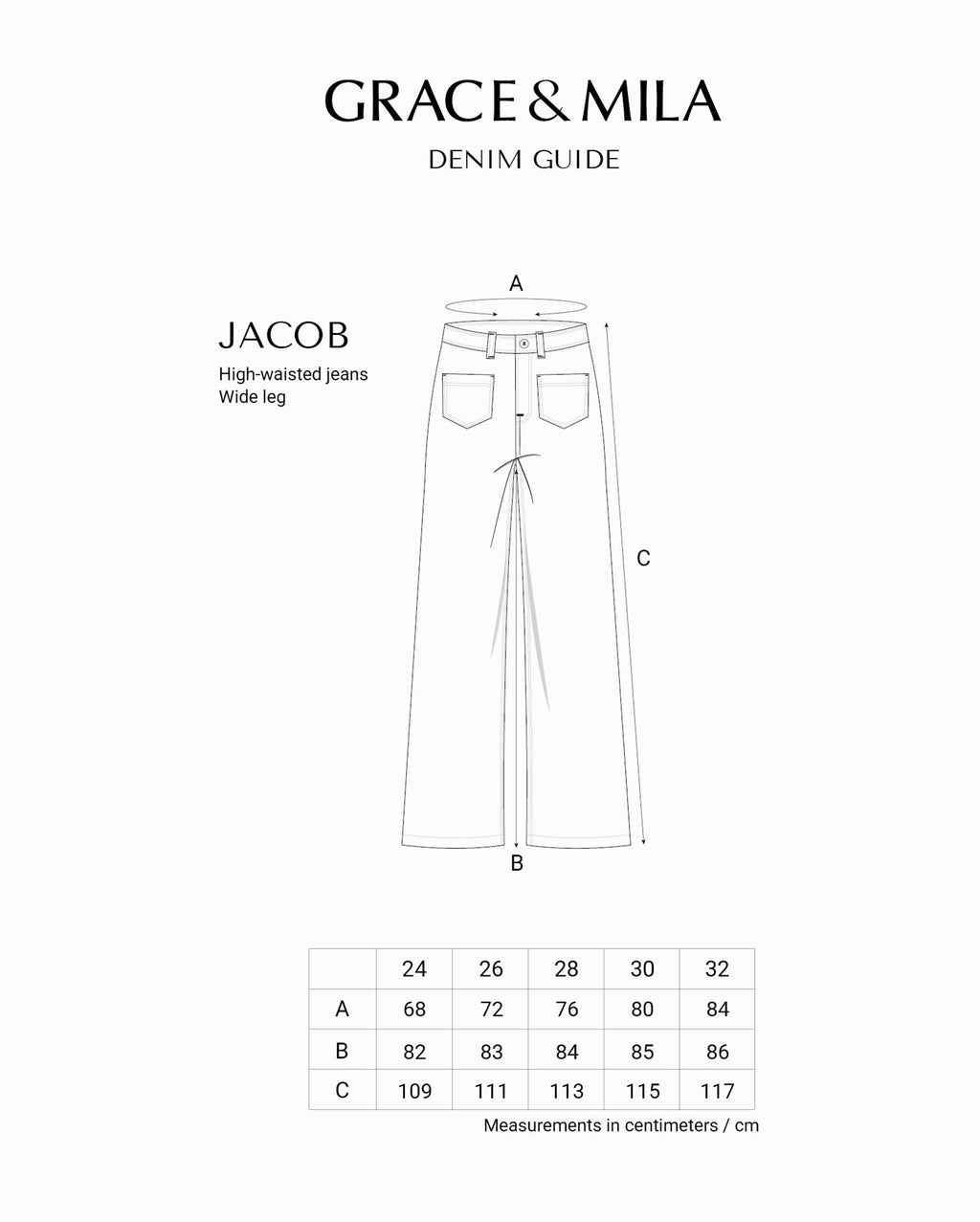 Jean Evase Light Blue Jacob