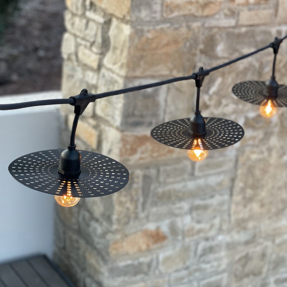 Planet - E27 Wired Garland - Steel - Black