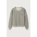 Round-Neck Sweatshirt - Marl Grey - Women