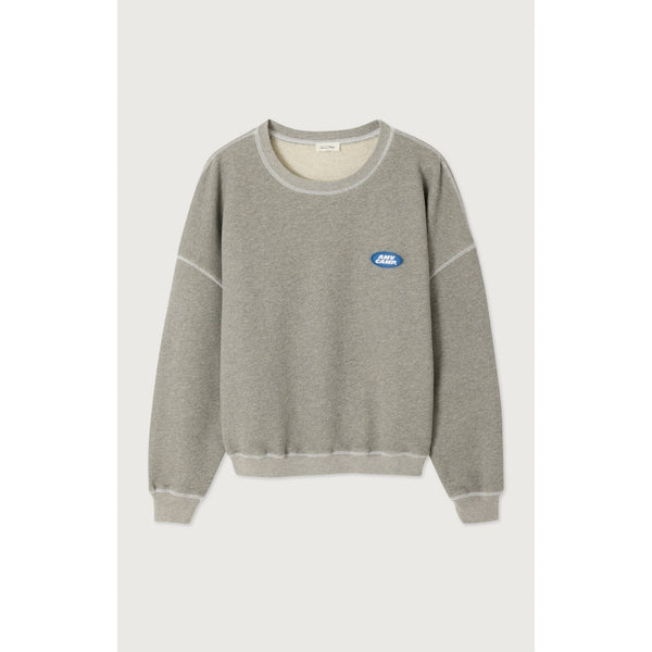 Sweat Col Rond - Gris Chine - Femme