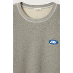 Round-Neck Sweatshirt - Marl Grey - Women