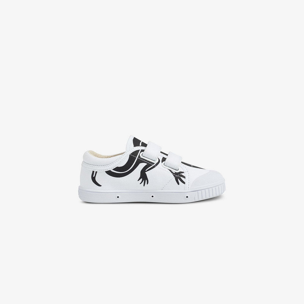 Baskets Basses G2 Scratch - Canvas Imprimé - Blanc - Enfant