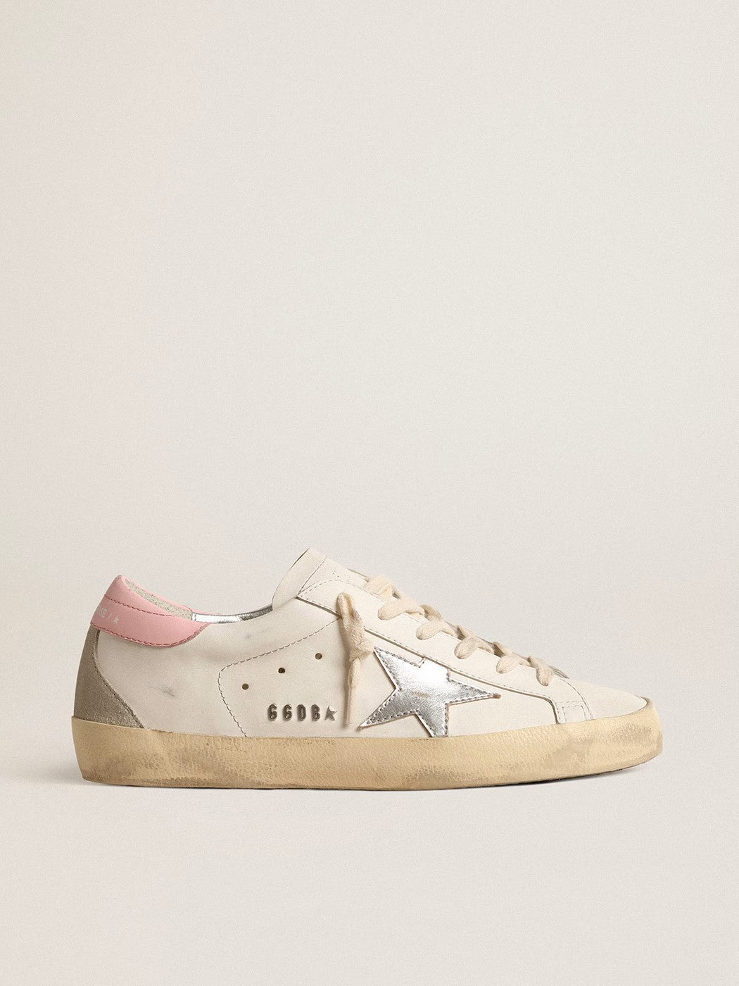 Golden Goose - Zapatillas Super-Star - Blanco/Plata/Rosa