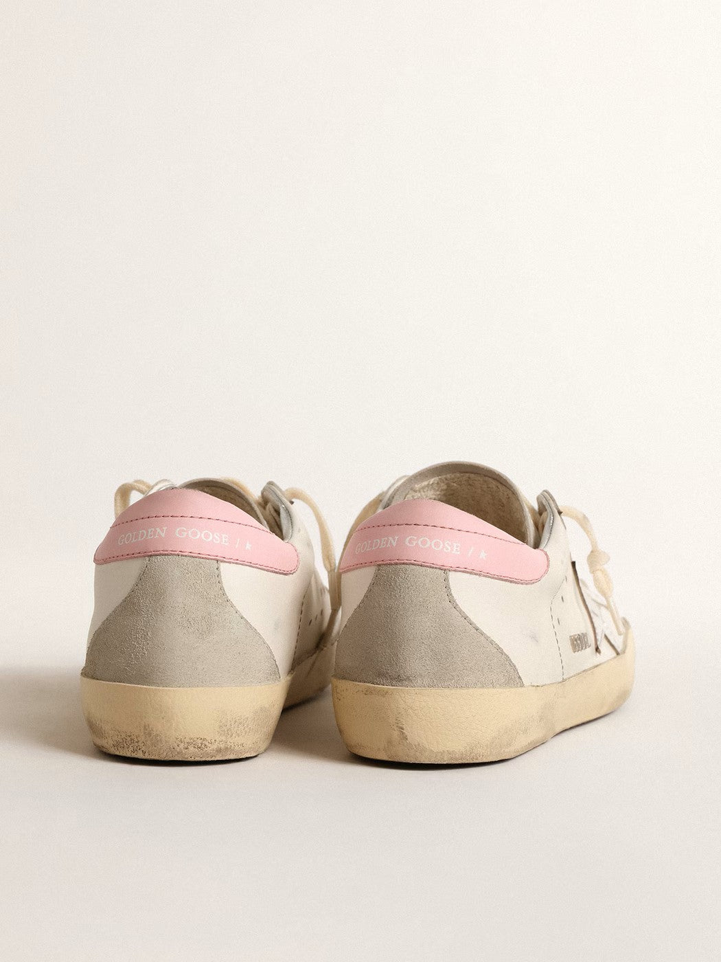 Golden Goose - Zapatillas Super-Star - Blanco/Plata/Rosa