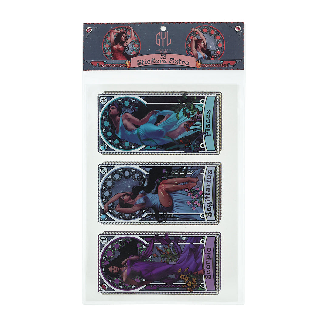 12 Stickers Astrológicos