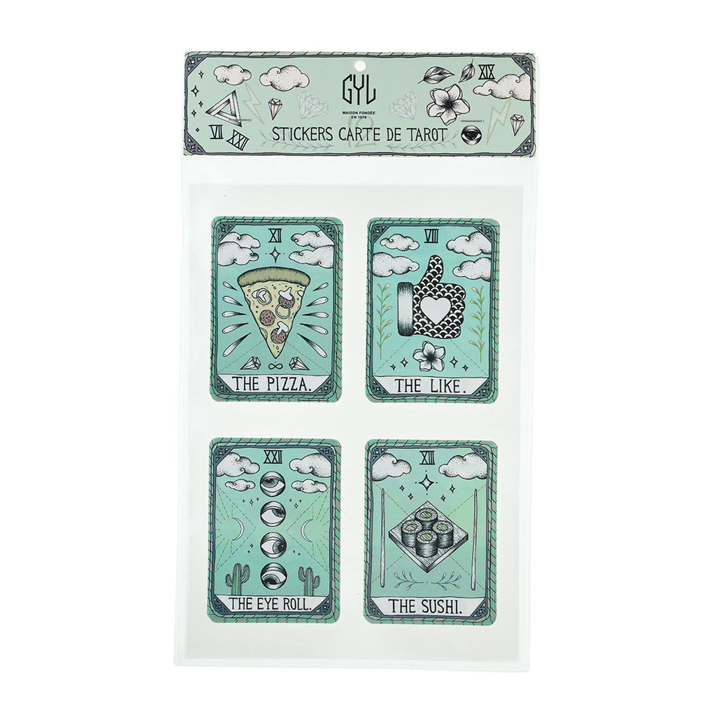 12 Stickers Cartas de Tarot
