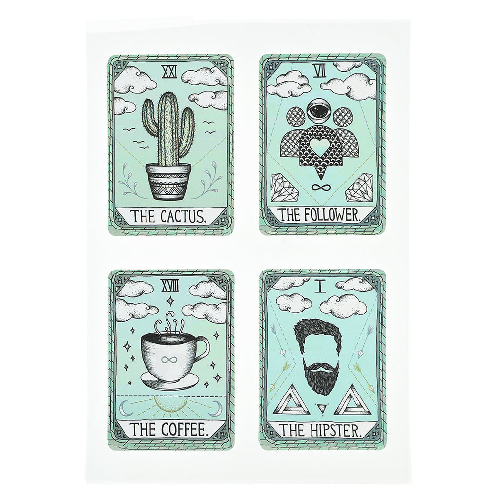 12 Stickers Cartas de Tarot
