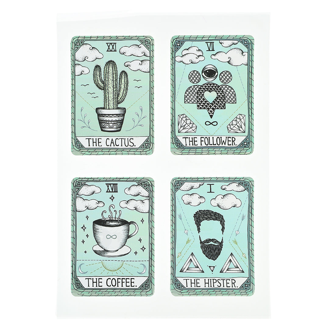 12 Stickers Cartas de Tarot