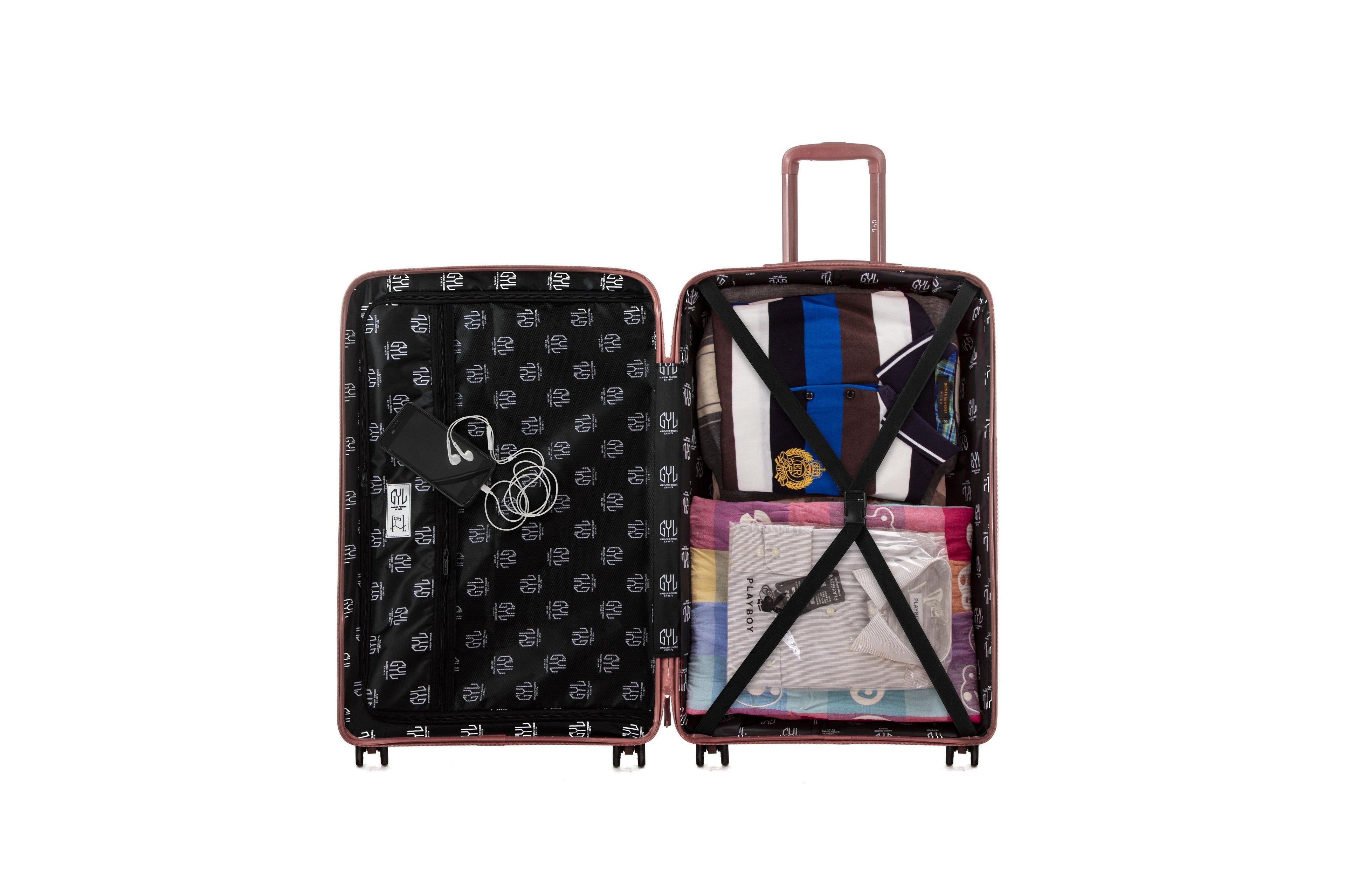 Set of 2 Suitcases 55/75cm - Champagne