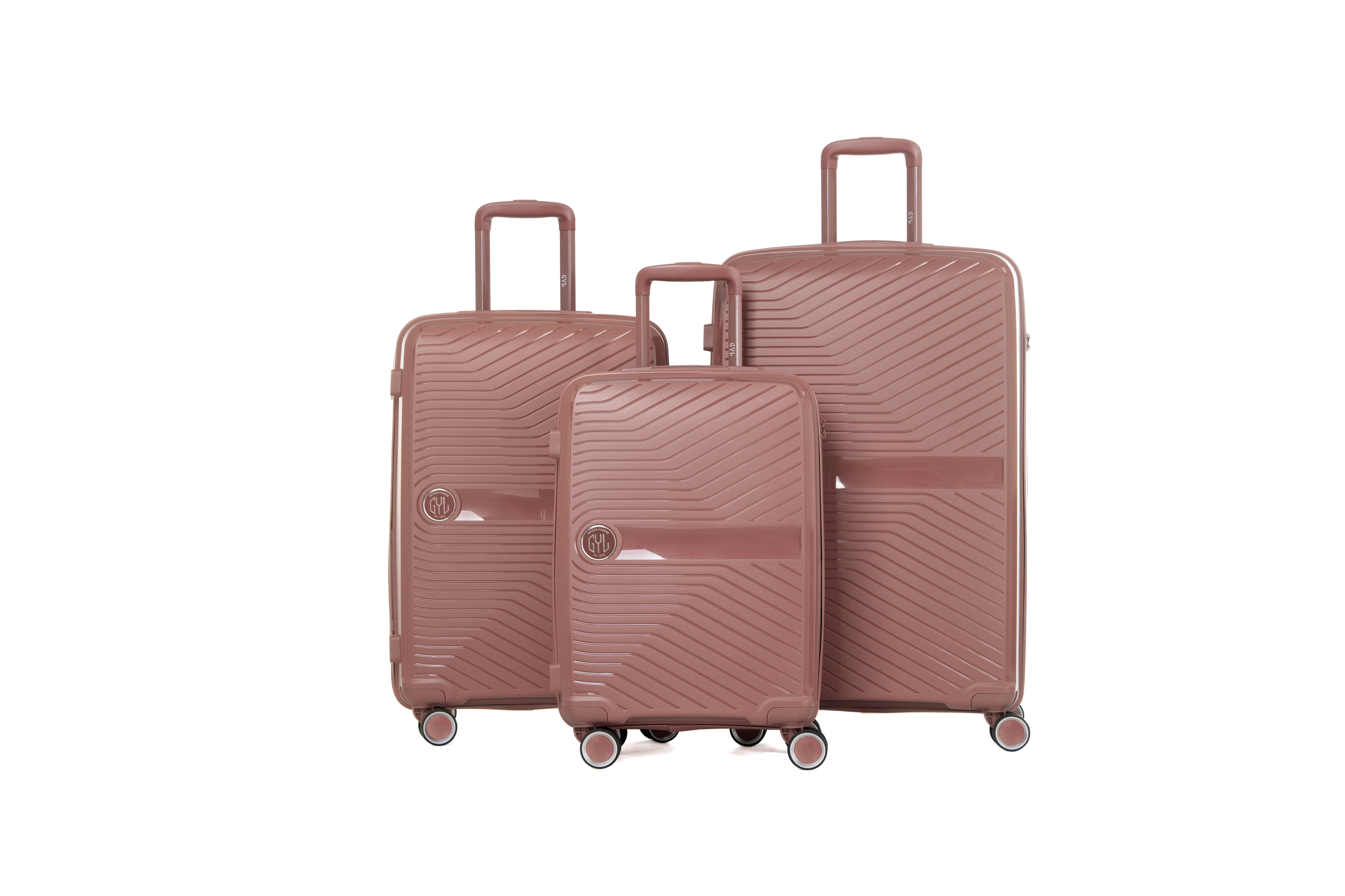 Set of 2 Suitcases 55/75cm - Champagne