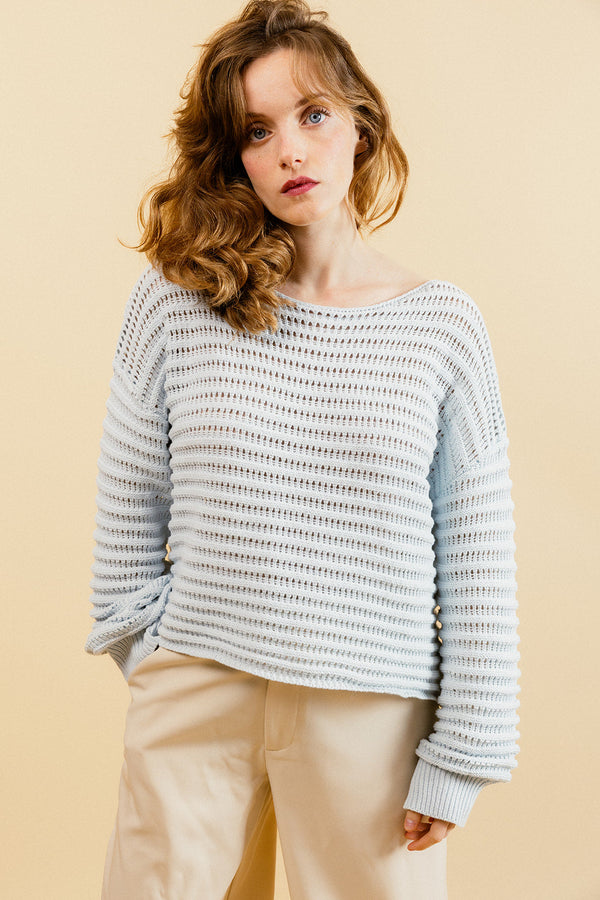 Maglione Kelly - Azzurro cielo