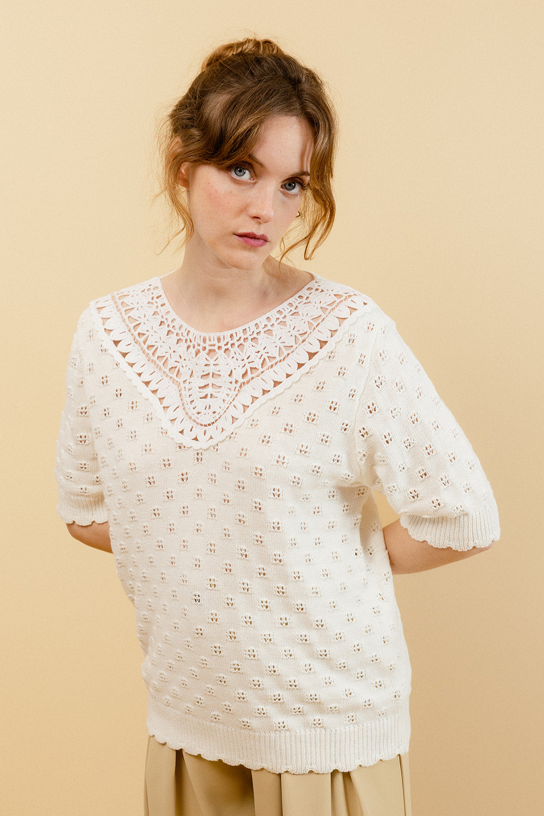 Maglione Arizona - Ecrù