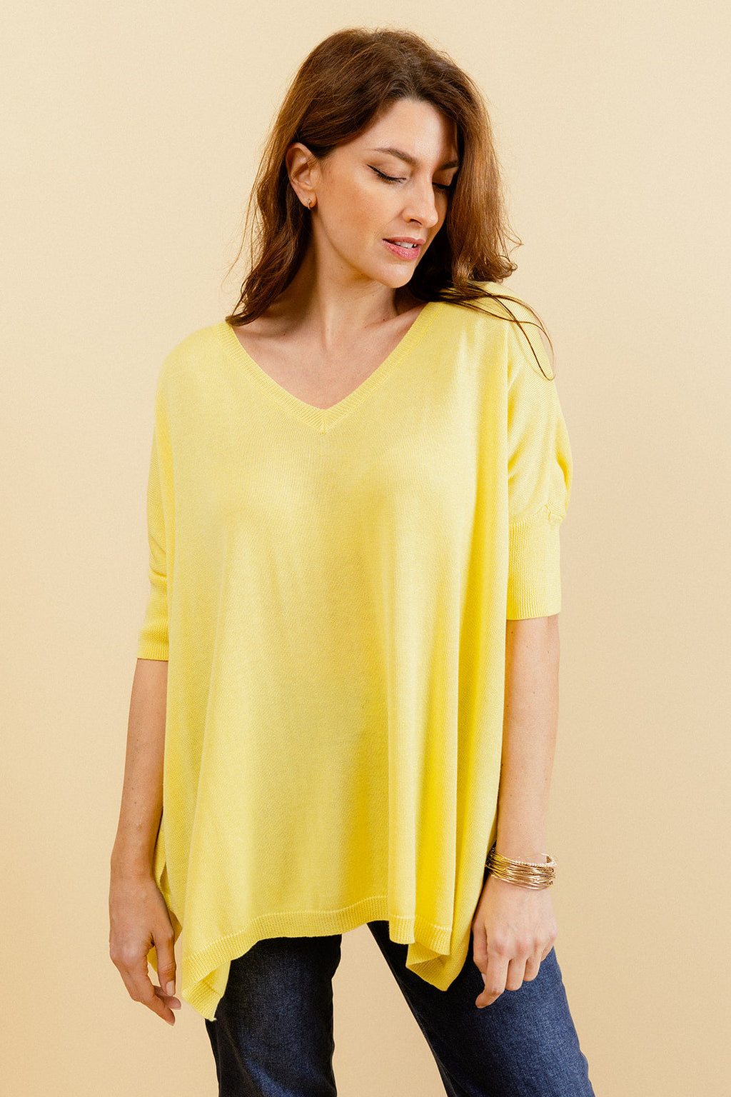 Jersey Steph Oversize - Amarillo