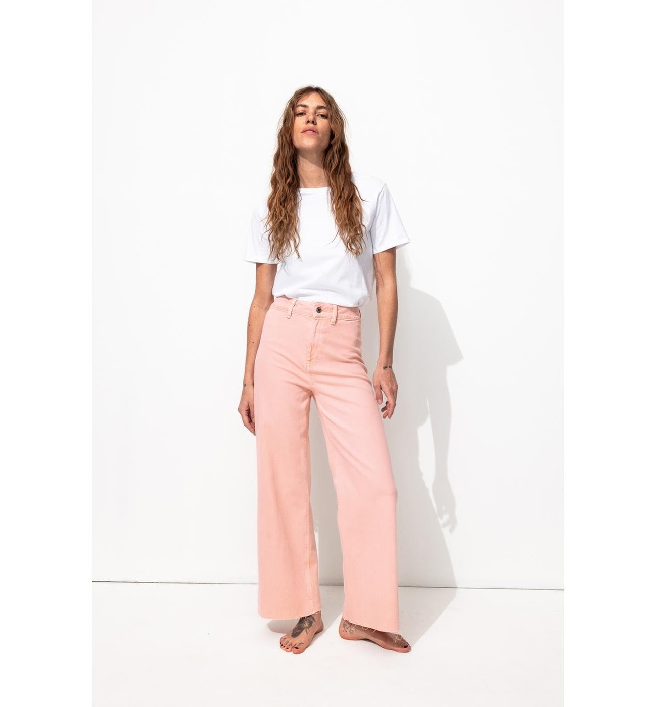 Hector Jean Large Femme - Rose Uni Colore