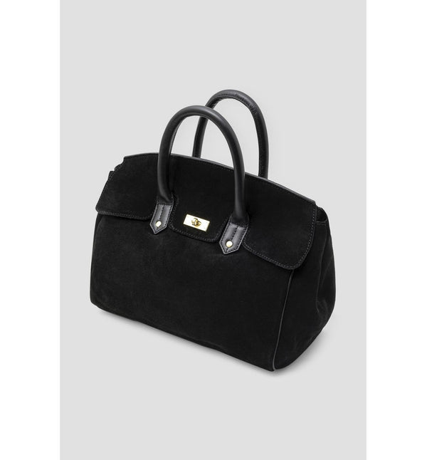 Sac en Cuir Femme - Noir Uni Fonce