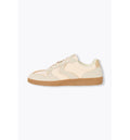 Baskets Bicolores Femme - Naturel Uni Clair