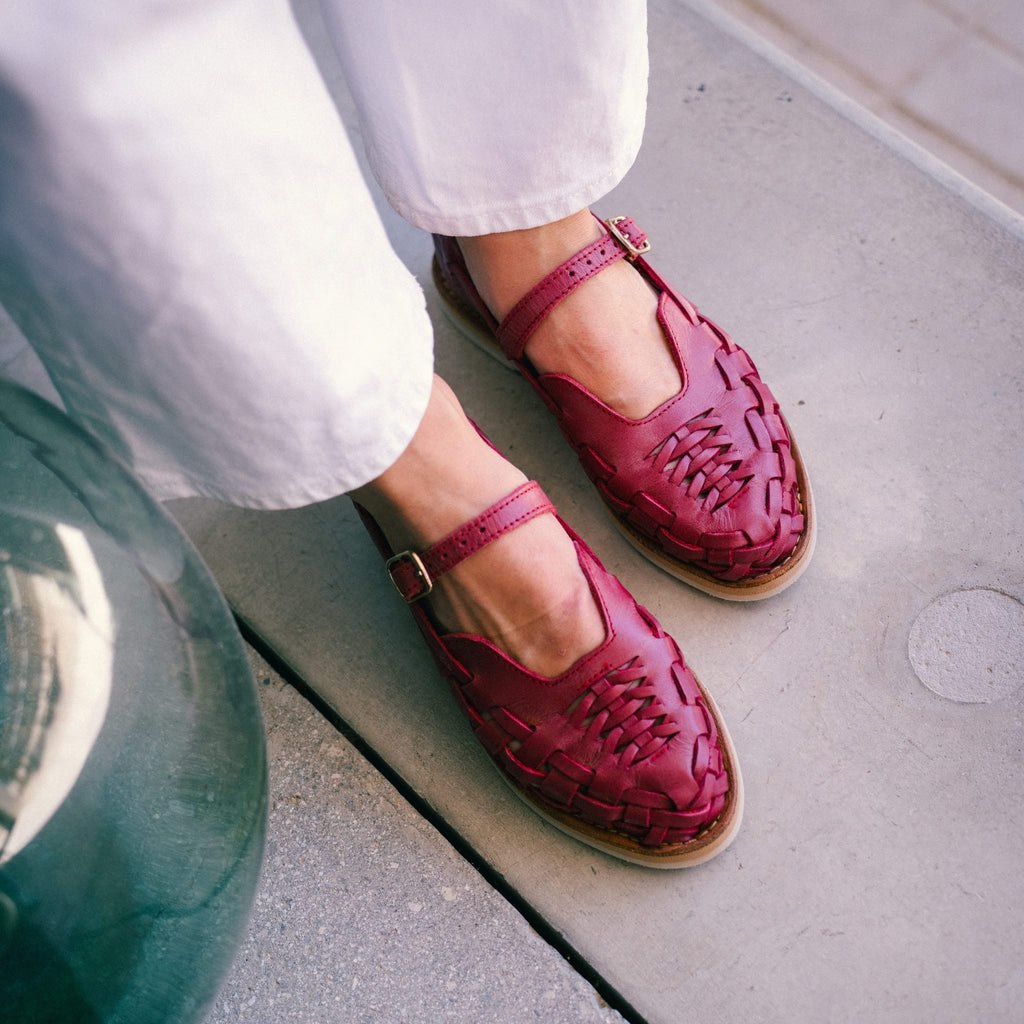 Huaraches Gaby - Rojo