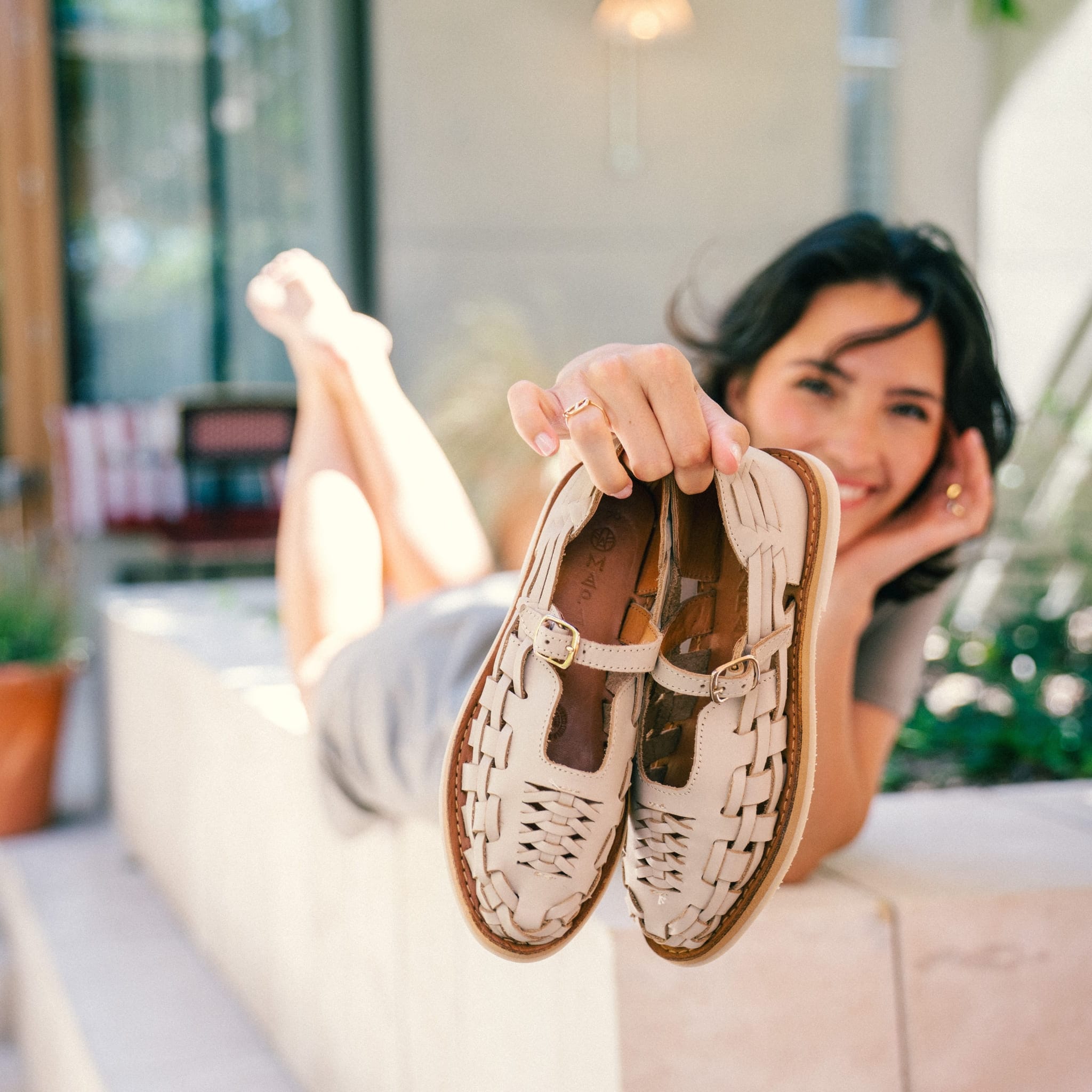 Huaraches Gaby - Gris