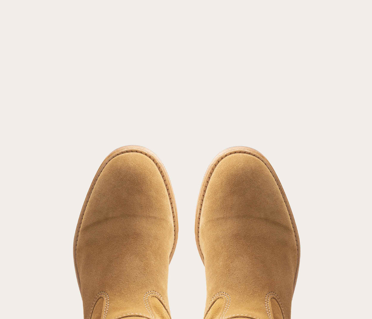 Bottes Gaïa - Velours Havane - Femme