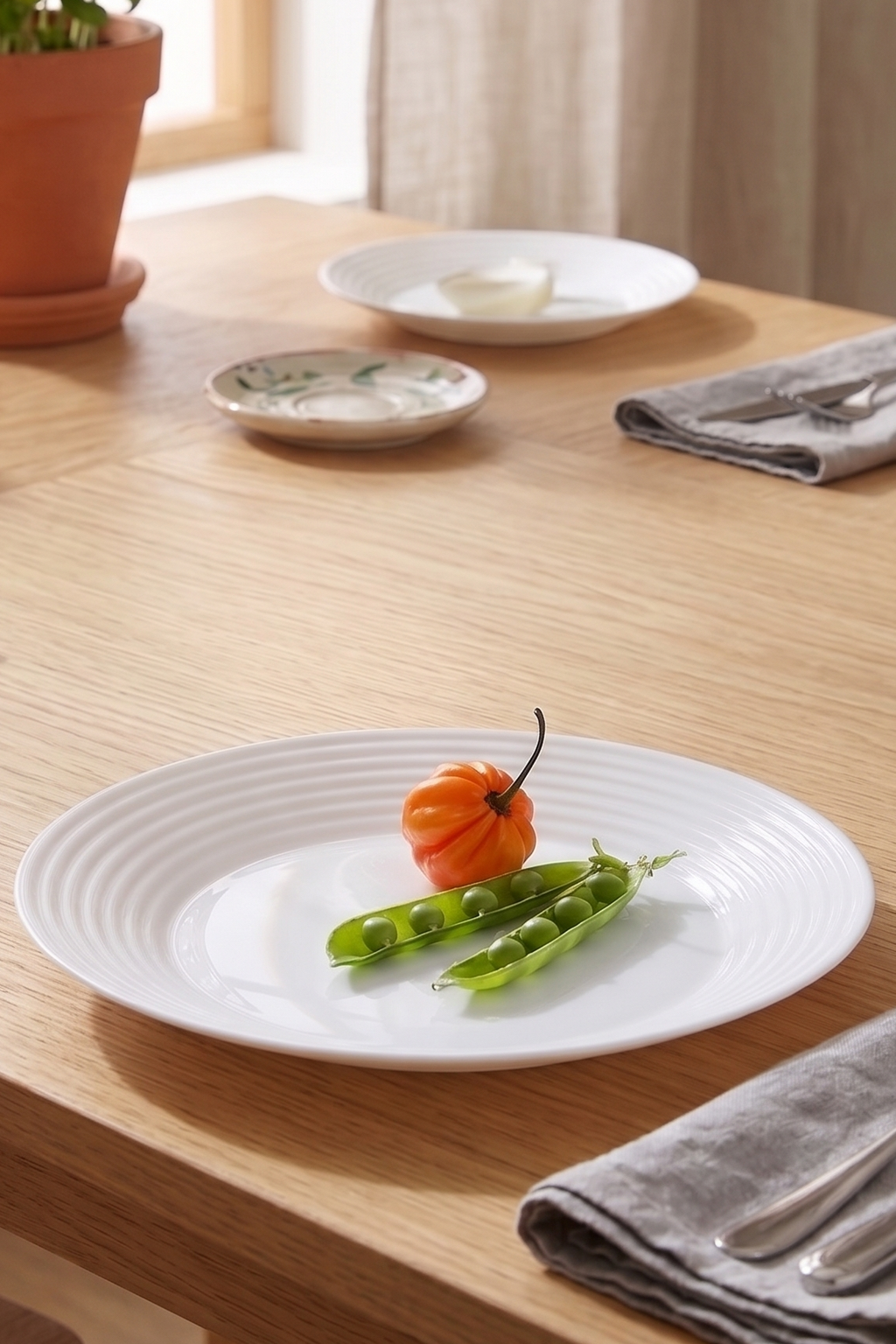 Harena - 6 Soup Plates - Extra-Resistant Opal Glass - White - Luminarc