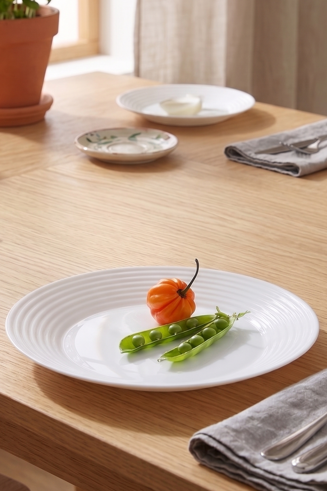 Harena - 6 Soup Plates - Extra-Resistant Opal Glass - White - Luminarc
