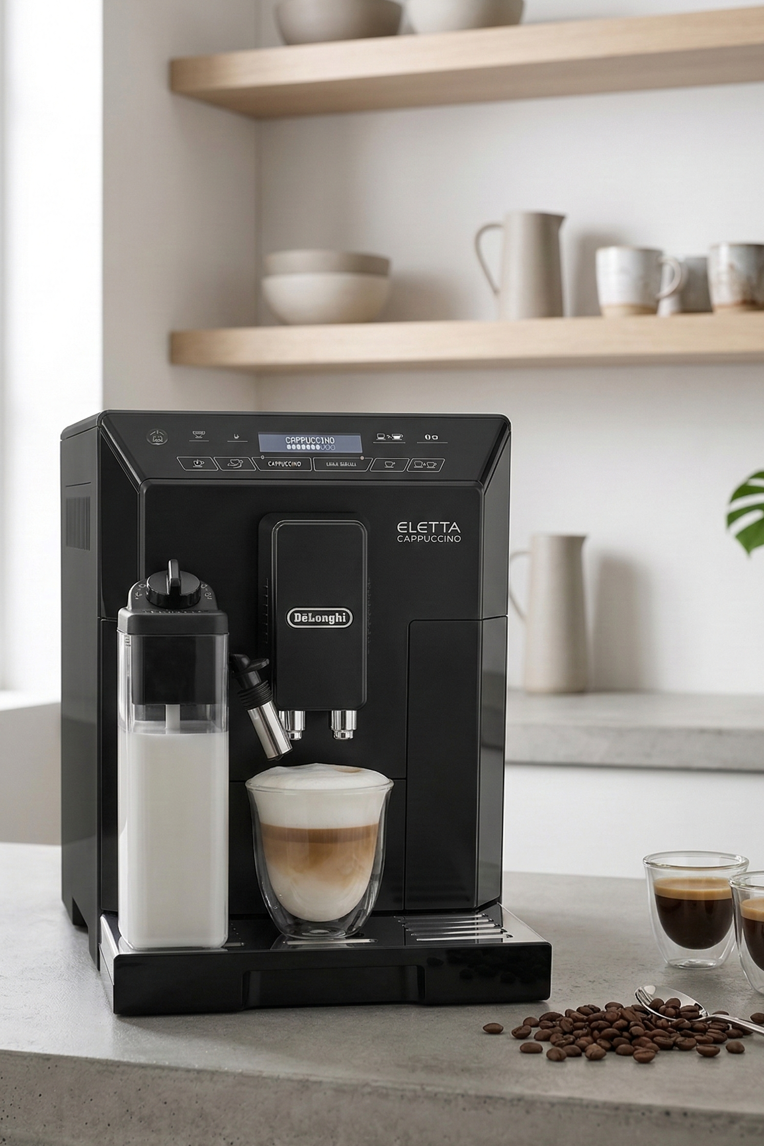 Eletta Cappuccino - Black