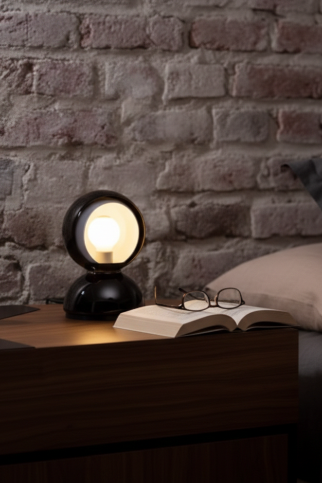 Lampe À Poser - Eclisse - Édition Limitée - Noir