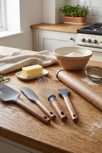 Juego de utensilios de cocina de 5 piezas - Gris