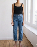 Jean Vintage Coupe Carotte - Bleu