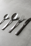 24 Piece Cutlery Set - Stainless Steel - Polished Mirror Finish Stainless Steel