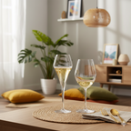 Lys - Set of 6 21Cl Flutes and 6 25Cl Stemmed Glasses - Cristallin Expert - Translucent