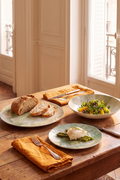 Aube De Menthe - Servicio de mesa de 18 piezas - Porcelana - Verde