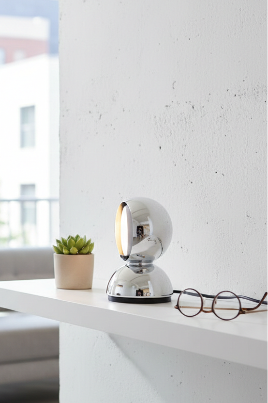 Lampe À Poser - Eclisse - Chrome - Édition Limitée