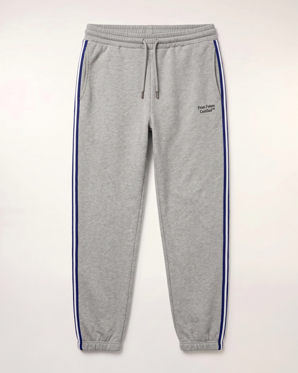 Jogging Large À Bandes Et Broderies