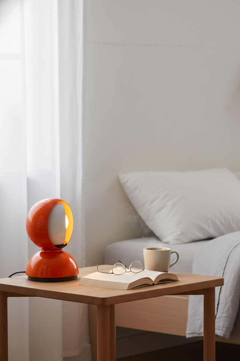 Lampe À Poser - Eclisse - Orange