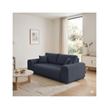 Garance - Straight Sofa - 3 Seater - Corduroy - Midnight Blue