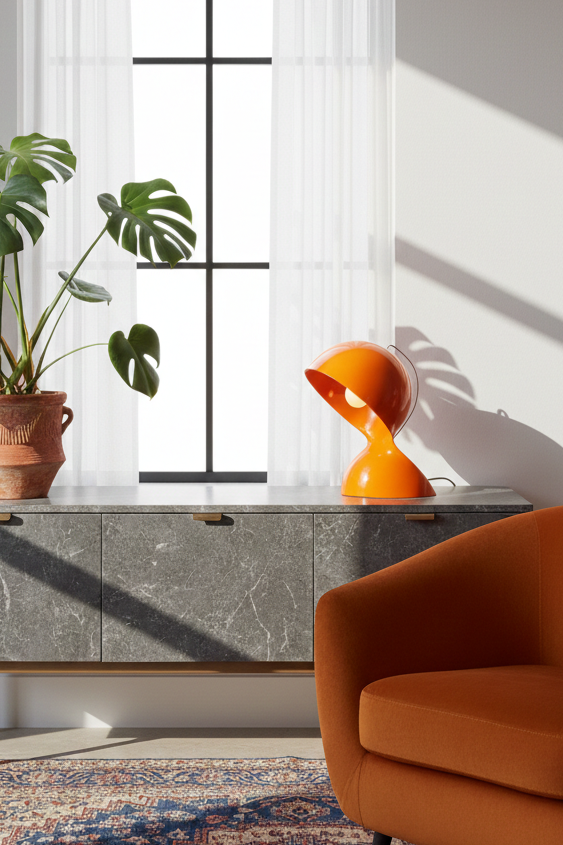 Lámpara de mesa - Dalu' - Naranja