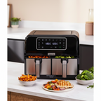 Friteuse Sans Huile Double Bac - 8L - Noir