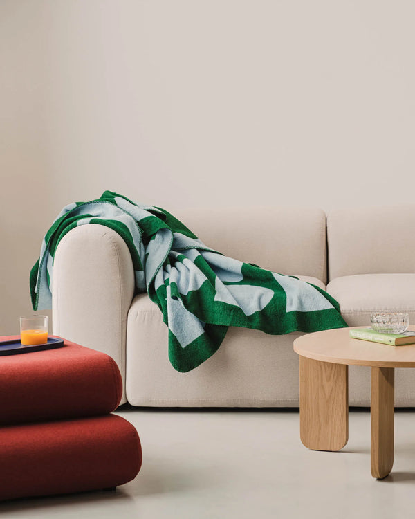 Plaid Gili - Forest Green/Baby Blue