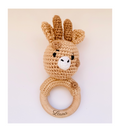 Personalized Crochet Baby Rattle
