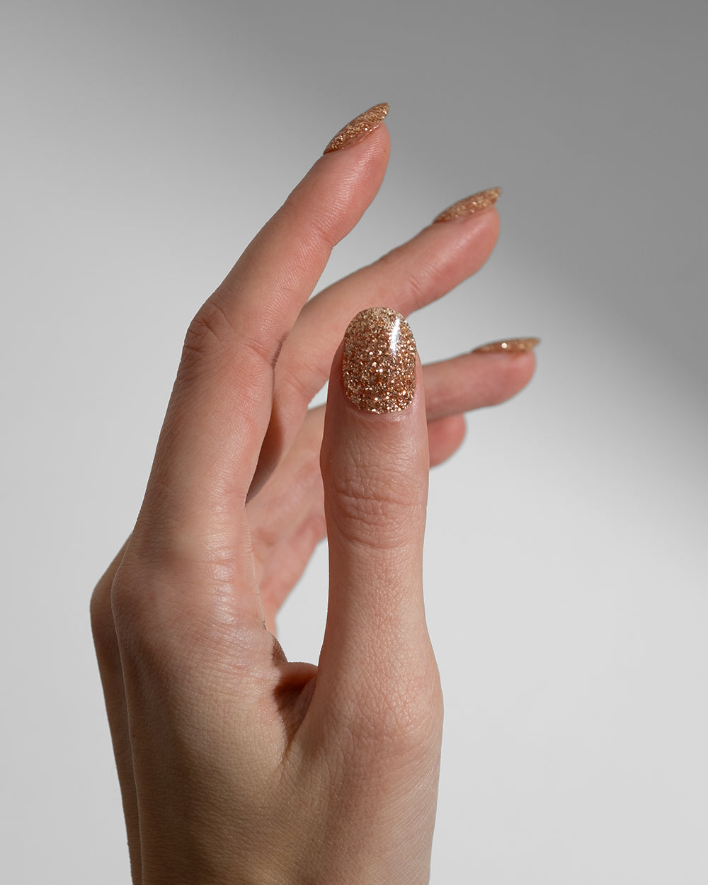 Glittery Rosegold UV