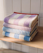 Serviette De Bain Gobo - Baby Blue / Rayures Larges