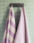 Serviette À Main Gobo - Pastel Lilac / Rayures Étroites