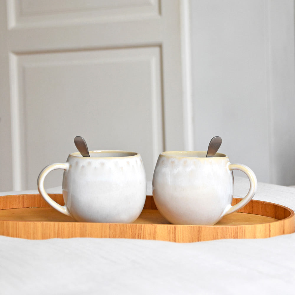 Grand Mug - Blanc Audacieux